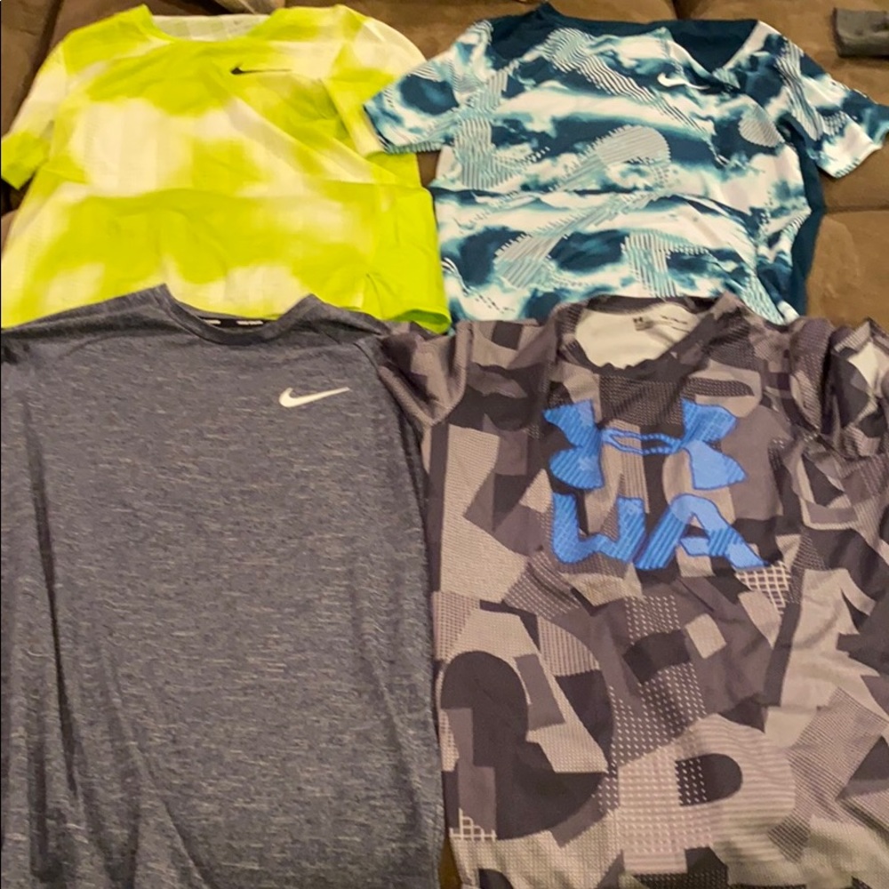Nike and under armor